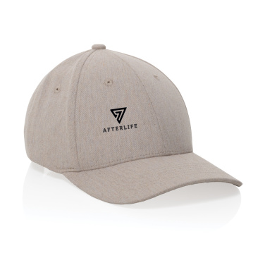 Logotrade promotional giveaway picture of: Milo AWARE™ recycled heather 6 panel cap 200gr